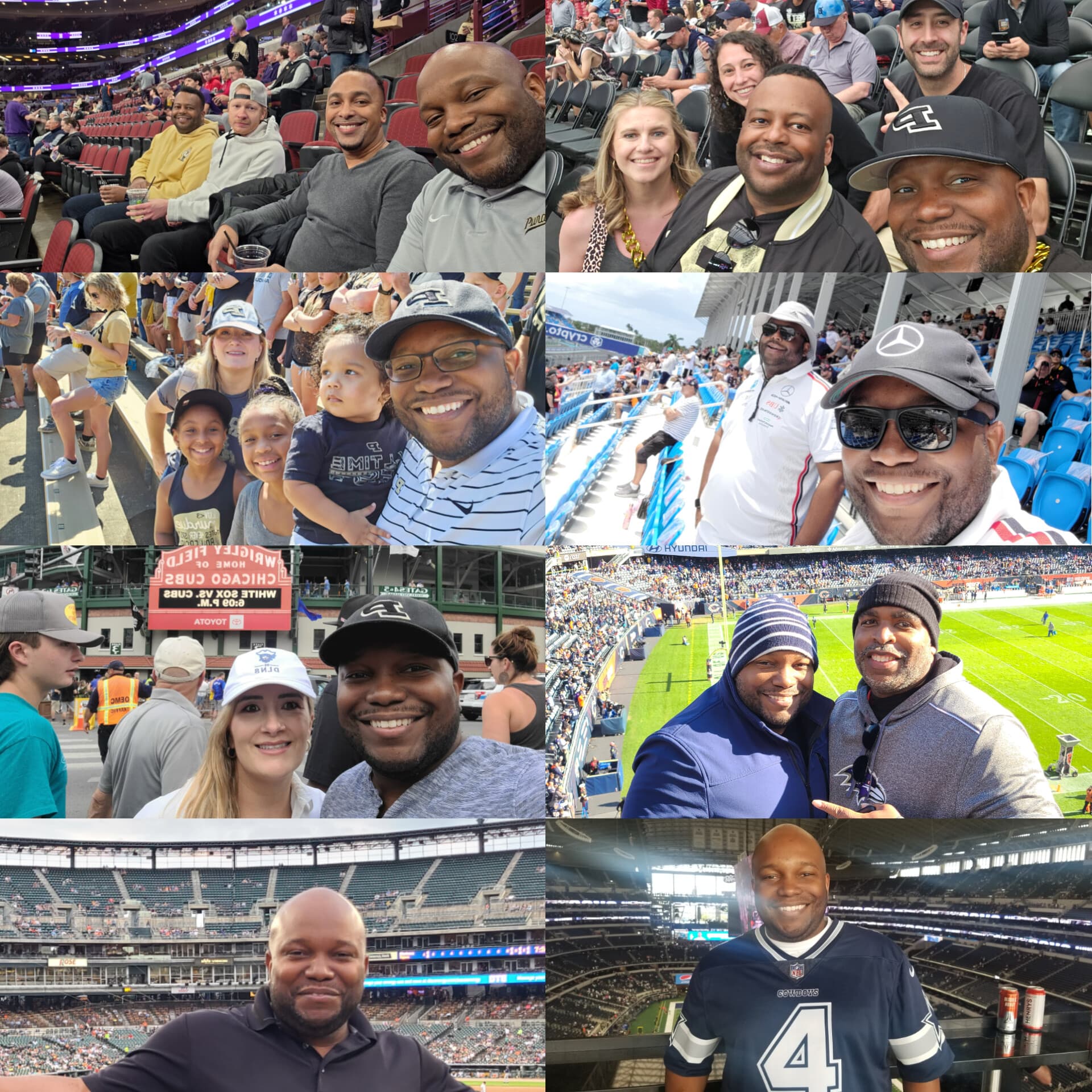 Andre at games and events